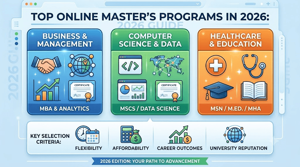 Best Online Master’s Programs in 2026: Fees & Admission